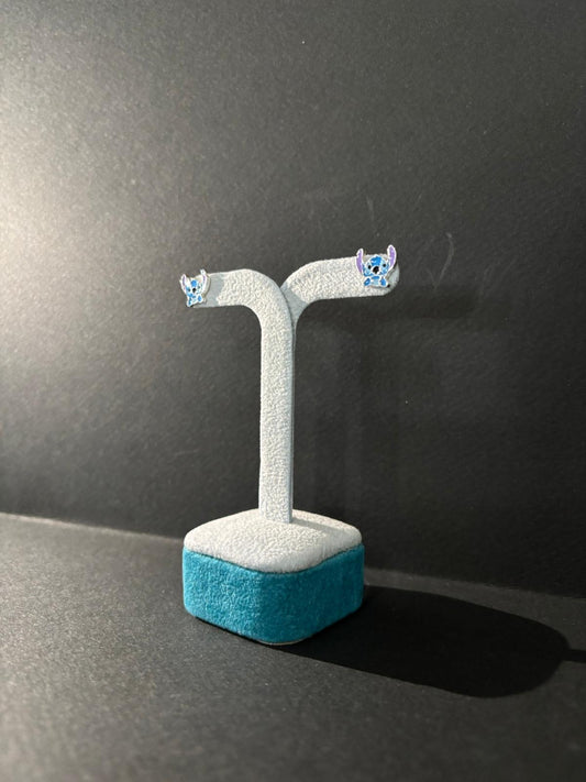 Orecchini morfea di stitch