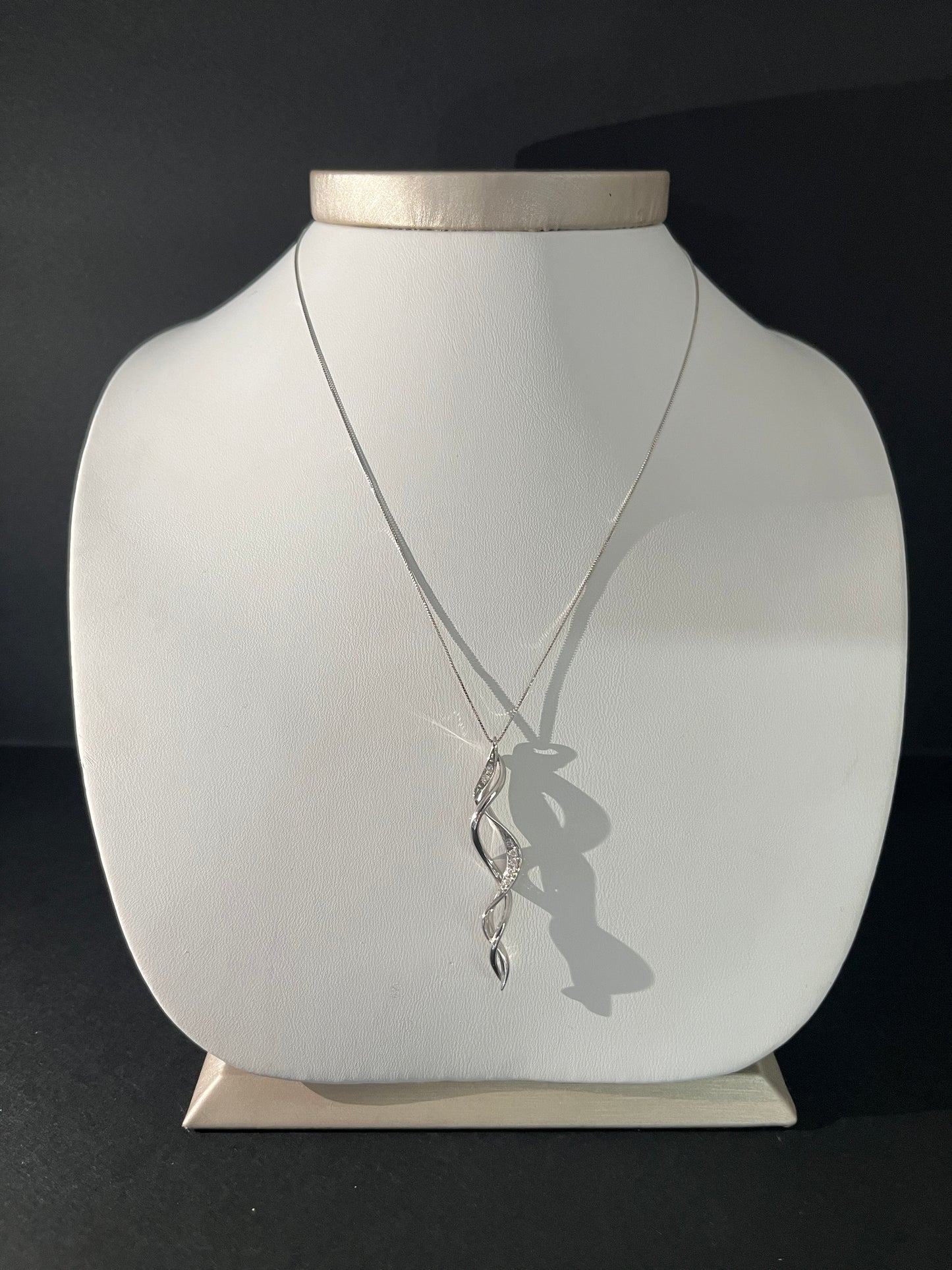 Collana Miluna Oro bianco