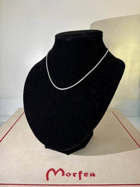 Collana con Zirconi bianchi Morfea