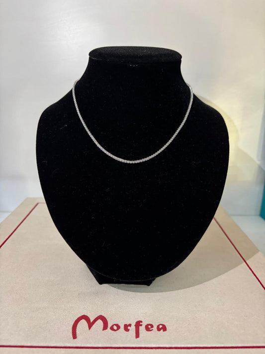 Collana con Zirconi bianchi Morfea