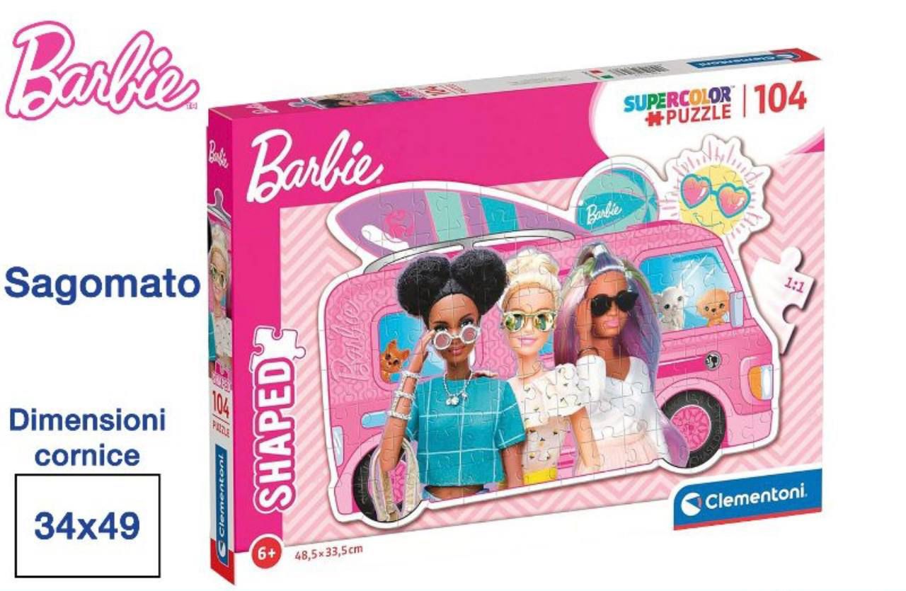 Puzzle Barbie clementoni 104 pezzi