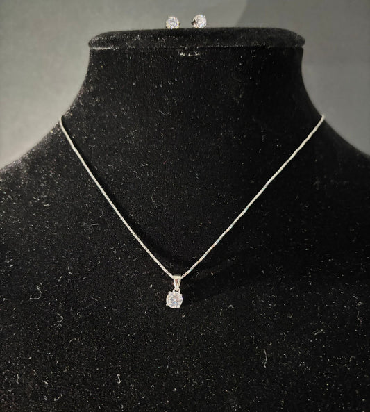 Parure Morfea con Zirconi bianchi