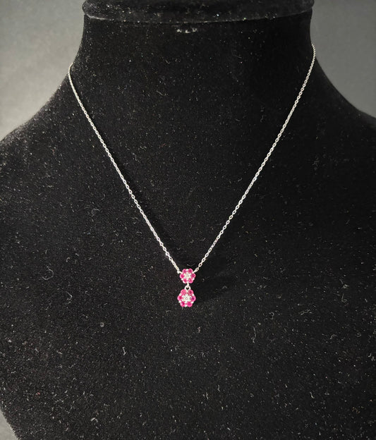 Parure Morfea con Zirconi fucsia
