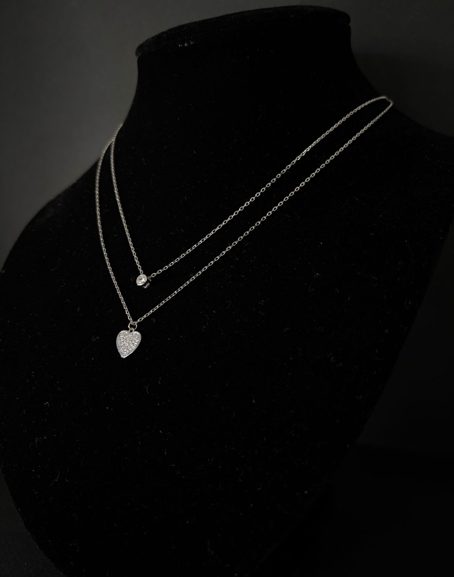 Collana Morfea con Zirconi bianchi
