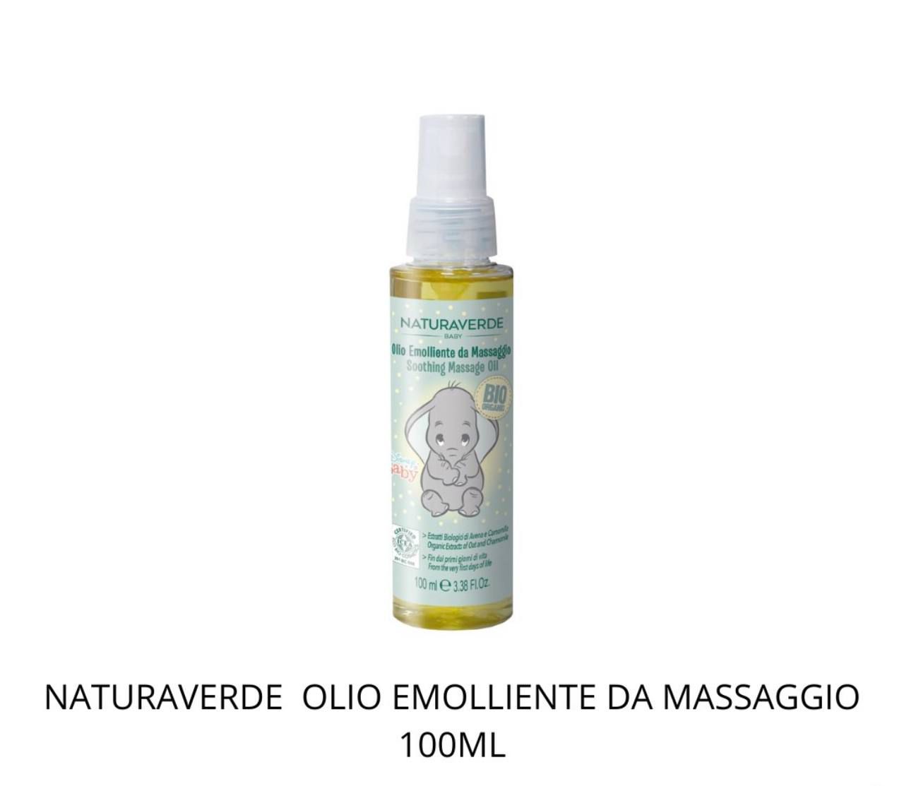 Naturaverde disney baby olio emolliente 100ml