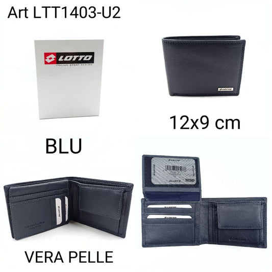 Portafogli blu Lotto