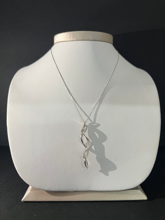 Collana Miluna Oro bianco