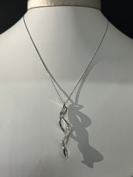 Collana Miluna Oro bianco