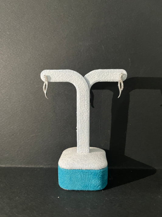 Orecchini Miluna oro bianco