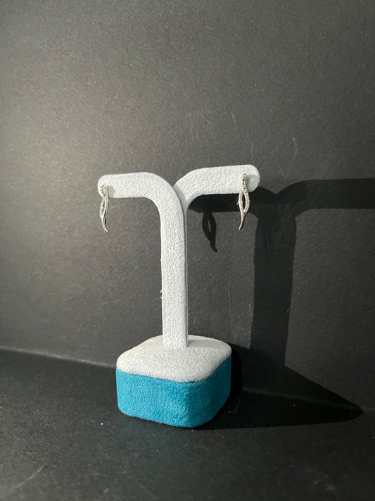 Orecchini Miluna oro bianco