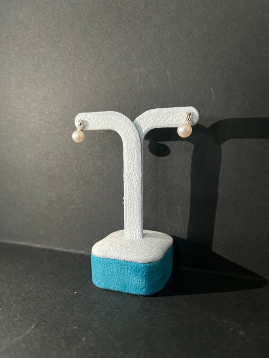 Orecchini Miluna oro bianco