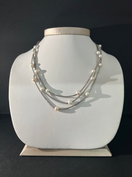 Collana Miluna con perle