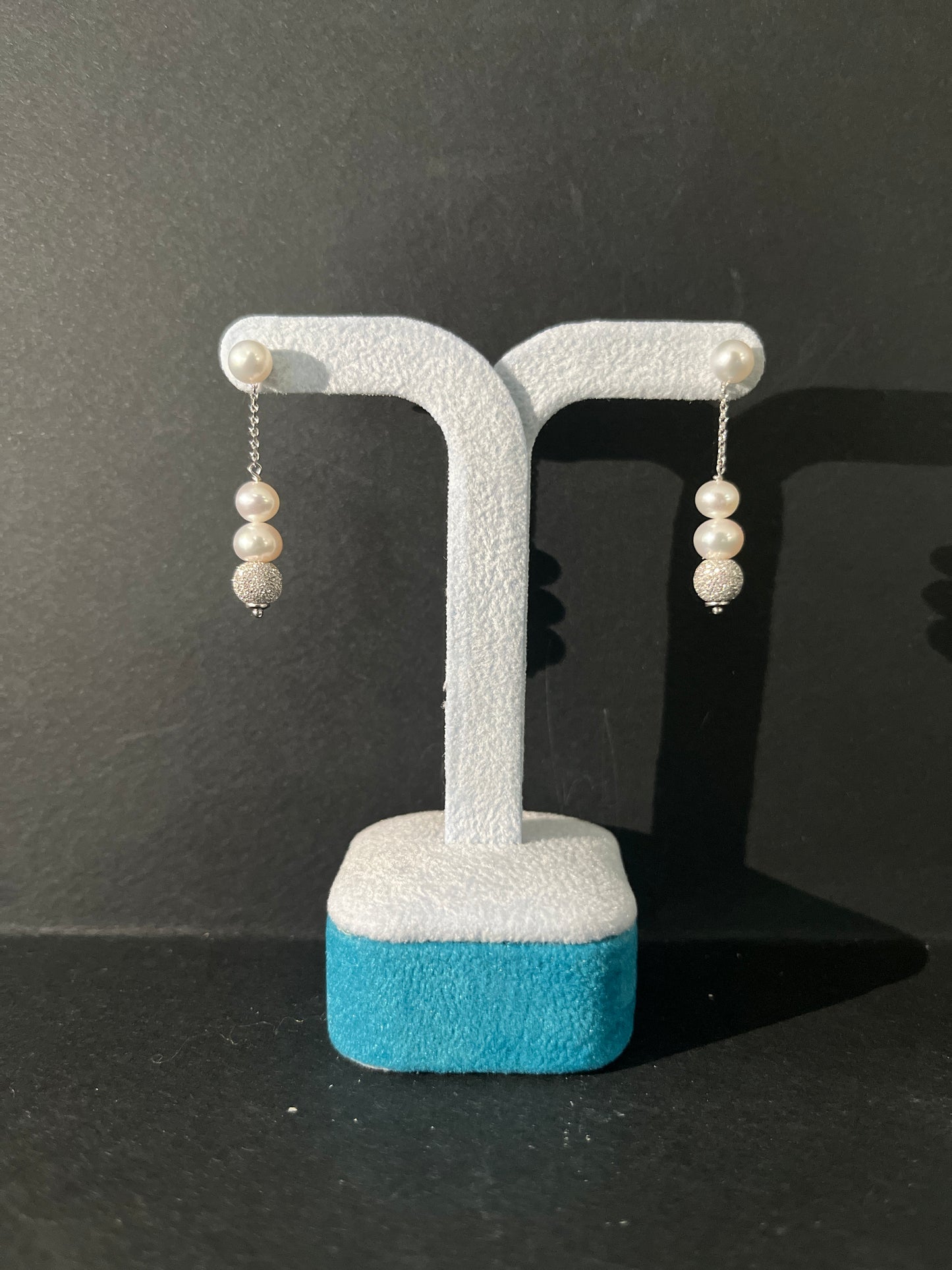 Orecchini Miluna oro bianco