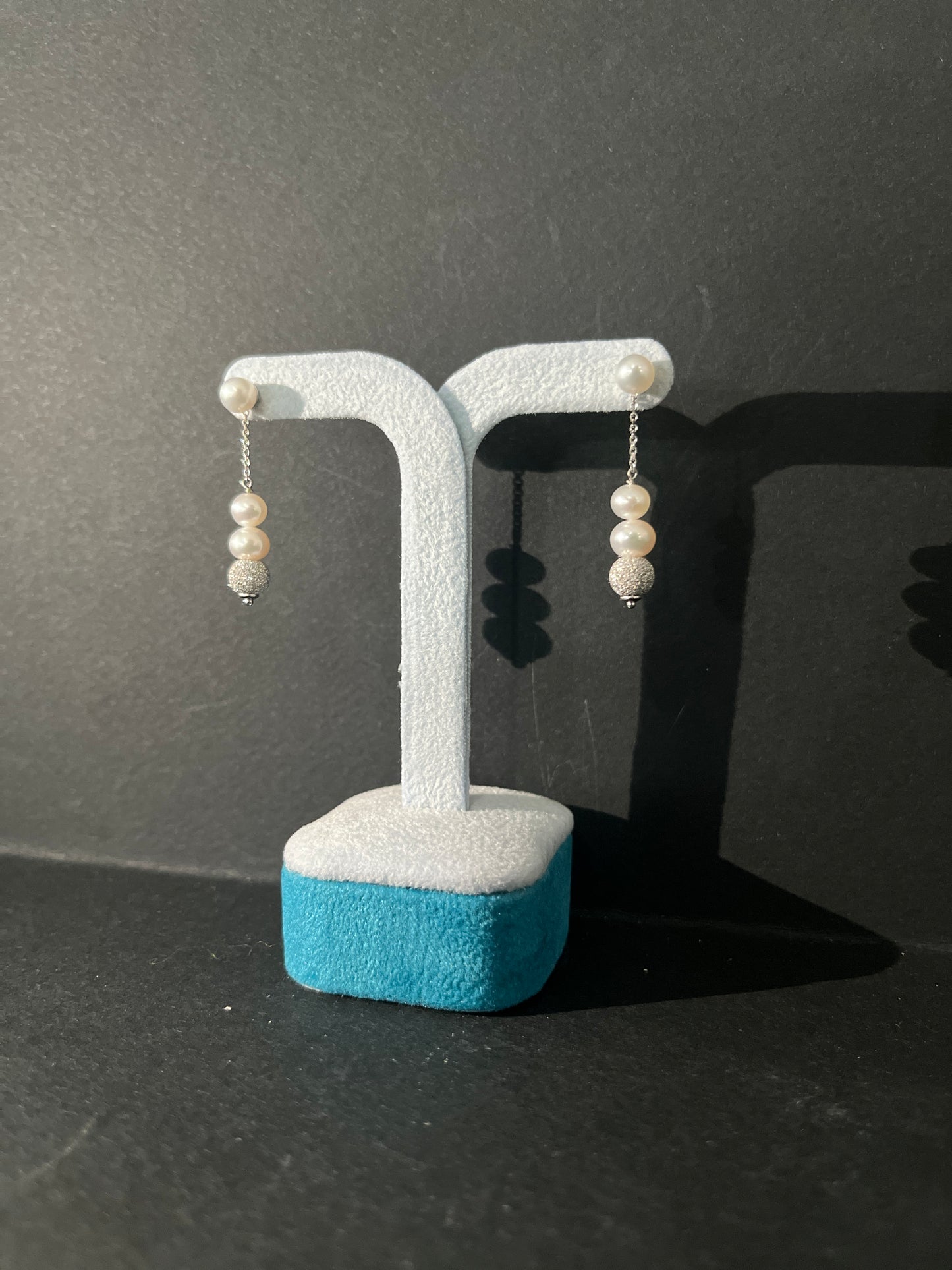 Orecchini Miluna oro bianco