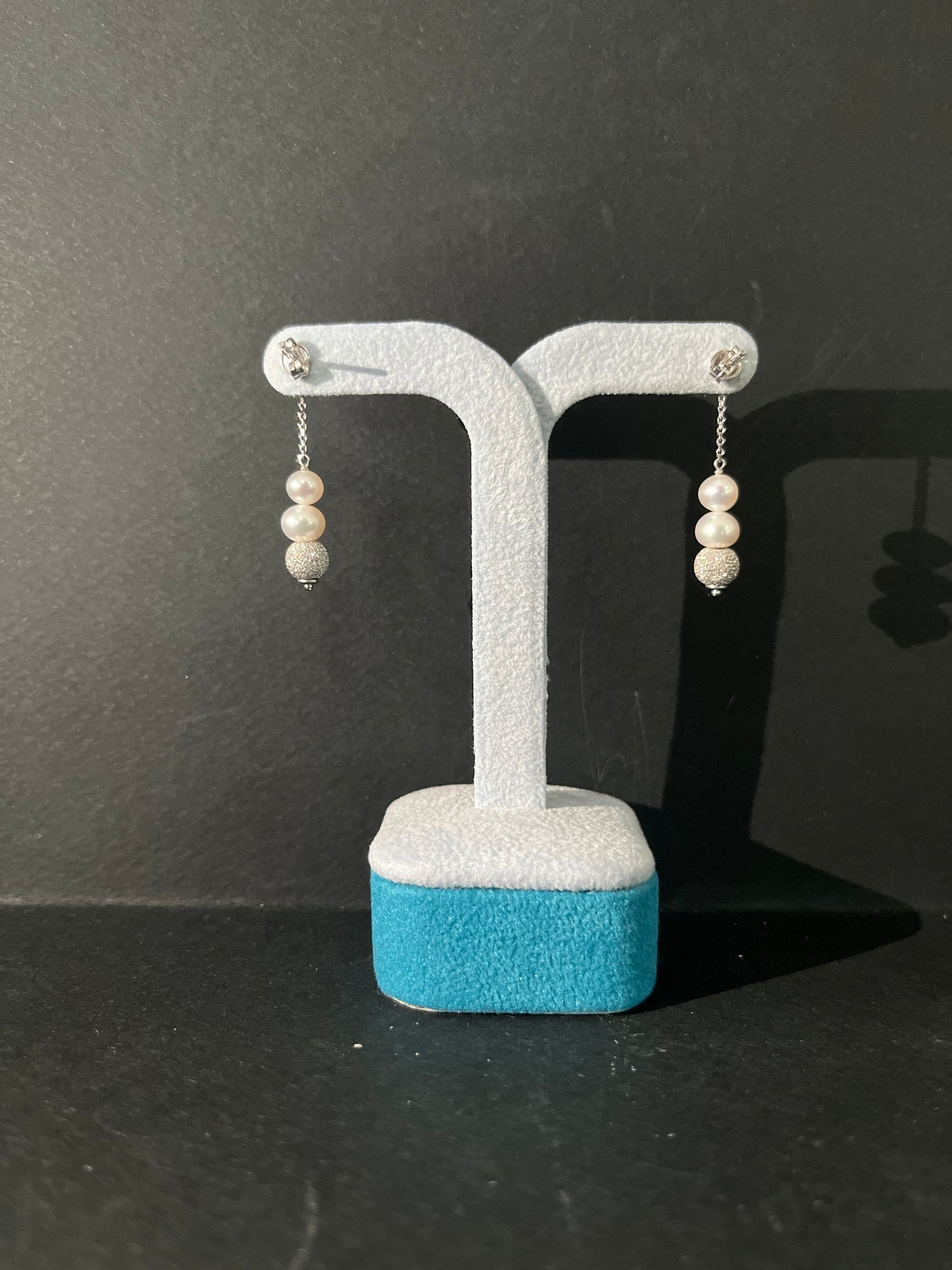 Orecchini Miluna oro bianco