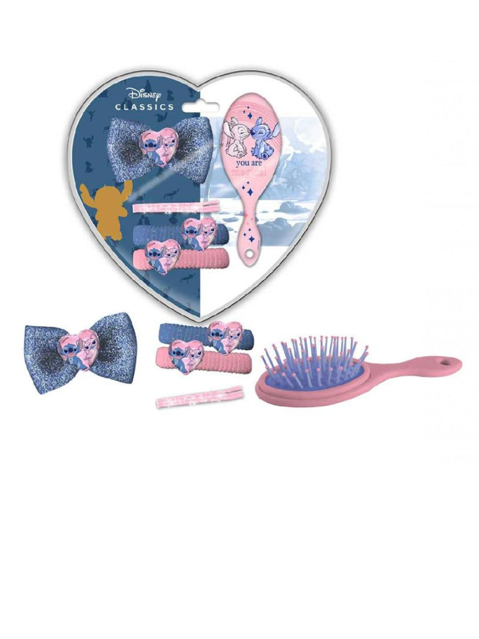 Disney Stitch Set Regalo con Accessori Capelli