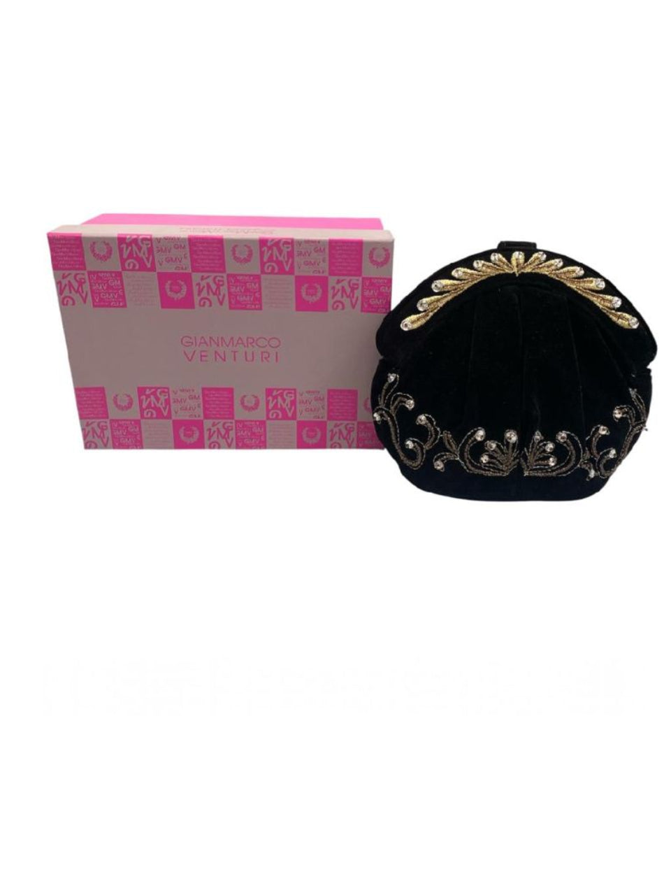 Borsa velluto con ricami GMV