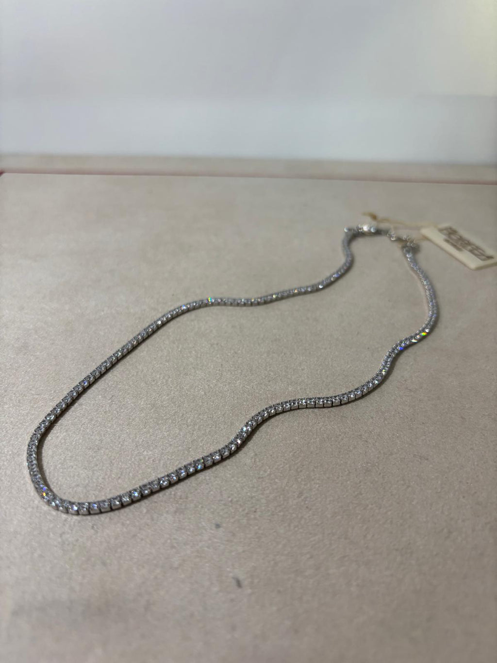 Collana con Zirconi bianchi Morfea