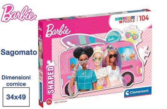 Puzzle Barbie clementoni 104 pezzi