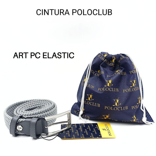 Cintura Polo club elastica colore grigio