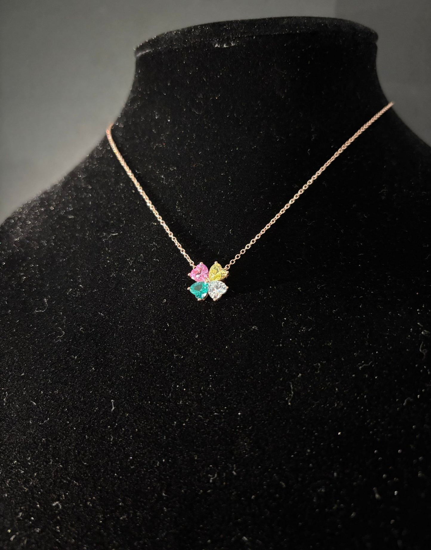 Collana Morfea con Zirconi colorati