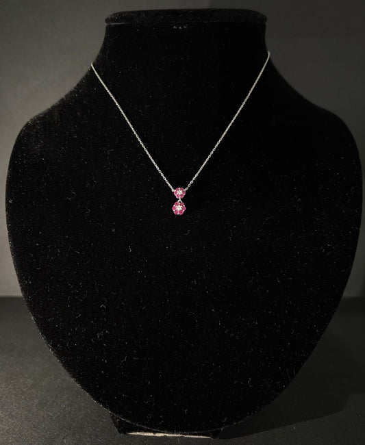Parure Morfea con Zirconi fucsia