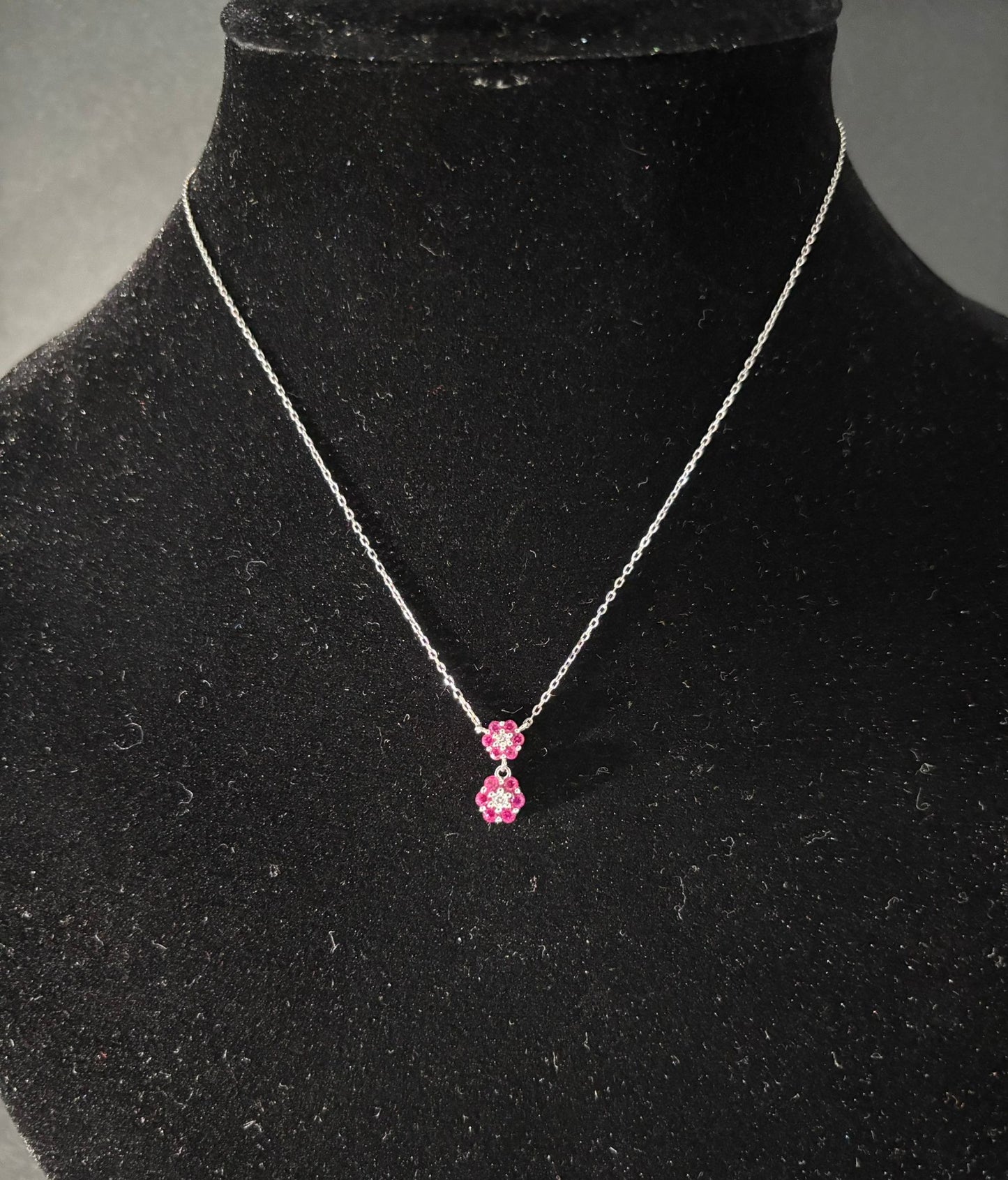 Parure Morfea con Zirconi fucsia