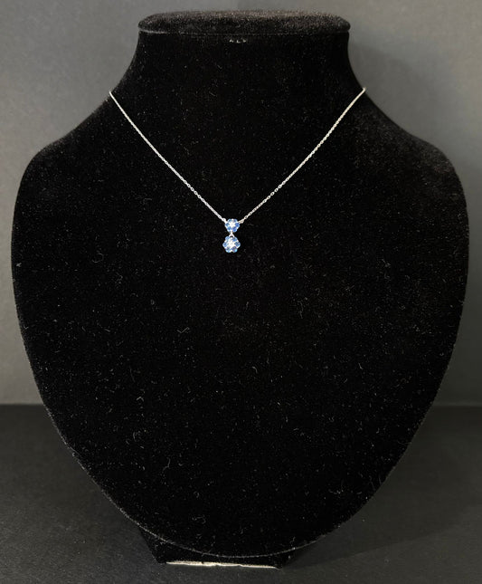 Parure Morfea con Zirconi blu