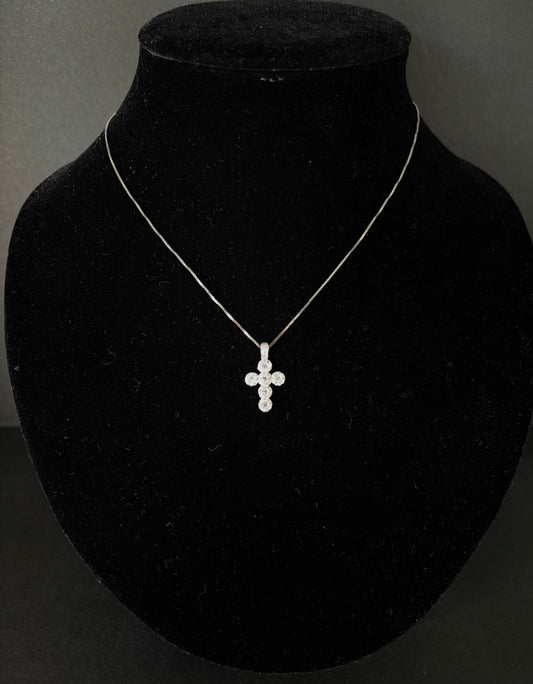 Collana Morfea con Zirconi bianchi