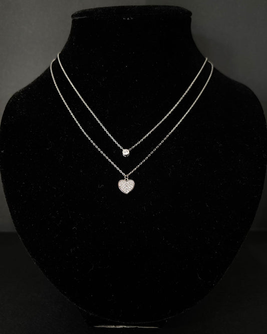 Collana Morfea con Zirconi bianchi