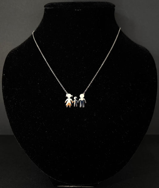 Collana Morfea con ciondolo famiglia