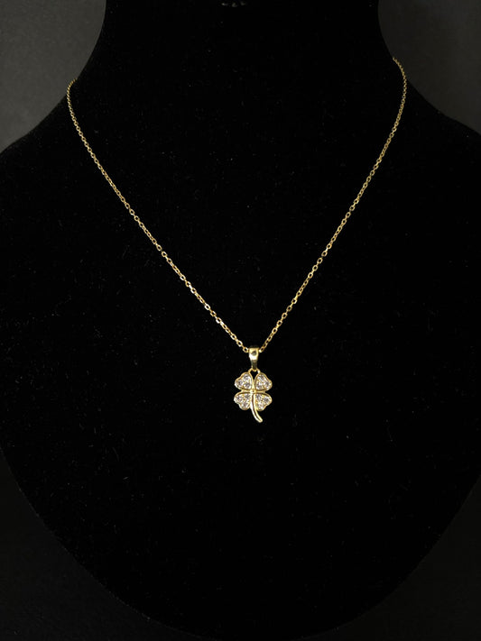 Collana Morfea con quadrifoglio