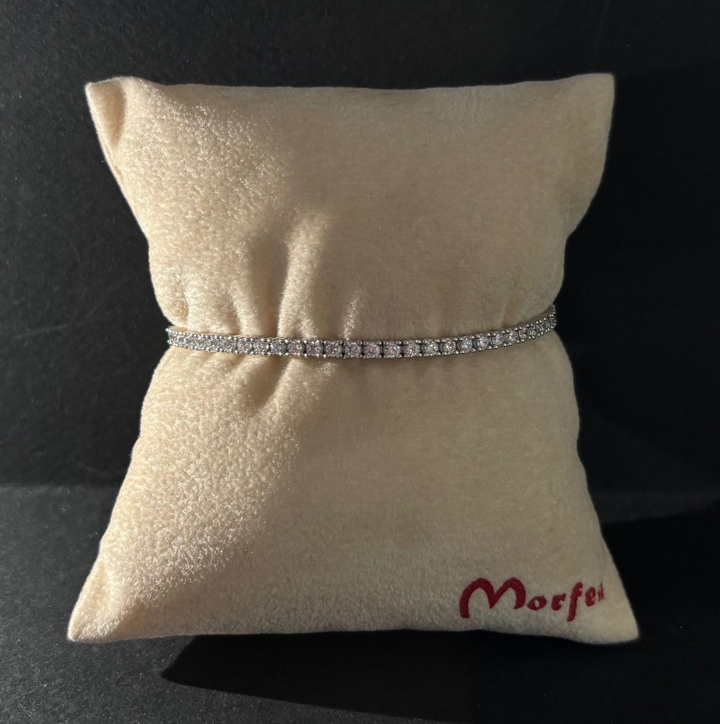 Bracciale Morfea tennis con zirconi bianchi