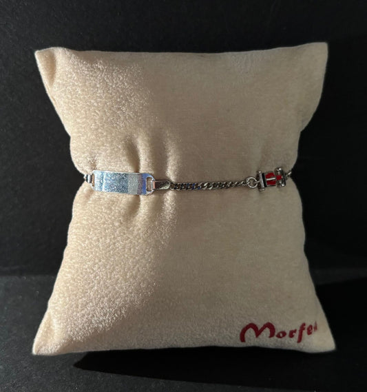 Bracciale Morfea con macchinina rossa