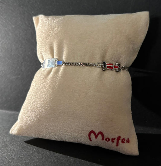 Bracciale Morfea con macchinina rossa