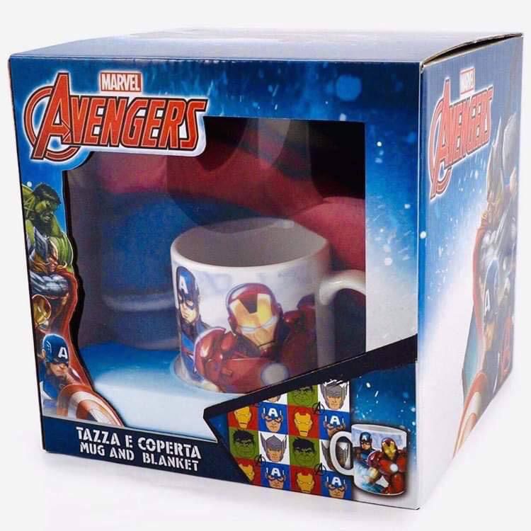 Marvel Avengers tazza con plaid