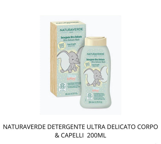 Naturaverde disney baby detergente corpo e capelli 200 ml