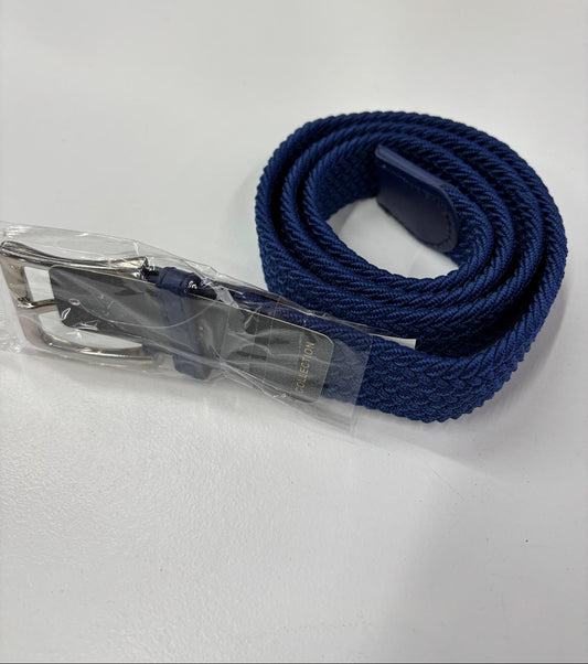 Cintura uomo elastica colore blu